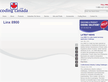 Tablet Screenshot of codingcanada.com